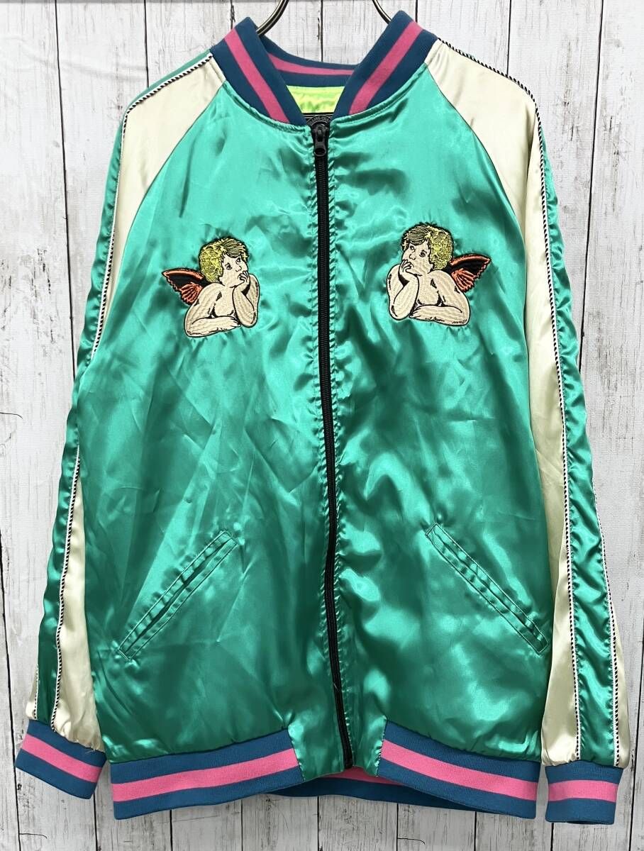 ROLLING CRADLE ROLICLE-SUKAJAN ローリングクレイドル　スカジャン 刺繍 グリーン size L 9,720円