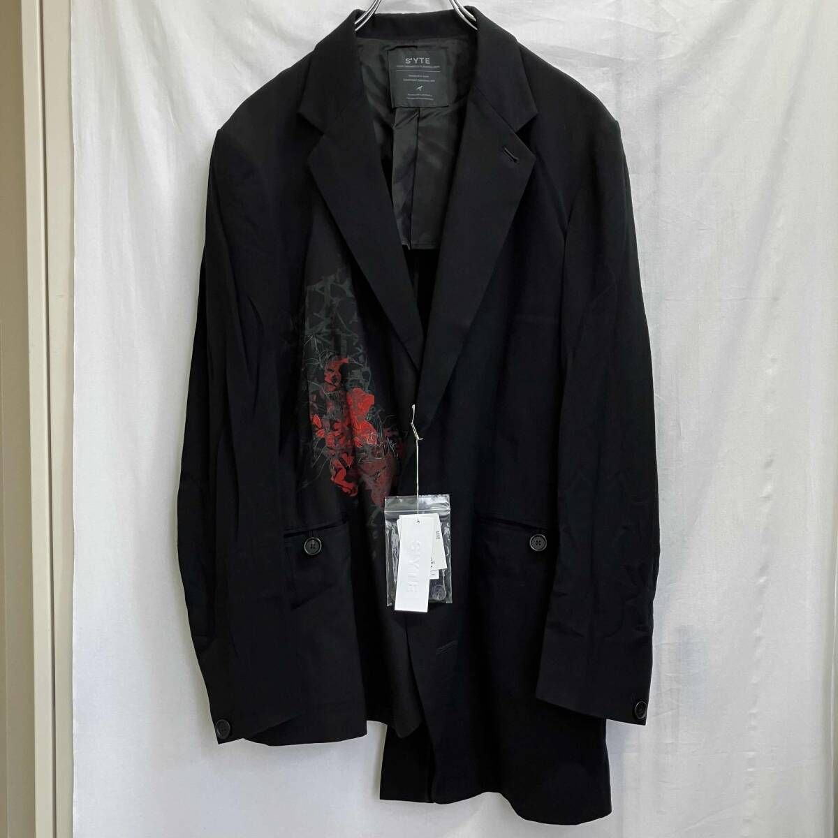 SYTE LEASYMMETRIC JACKET ジャケット ブラック系 UQ-J13-802 サイズ2 サイト ヨウジヤマモト