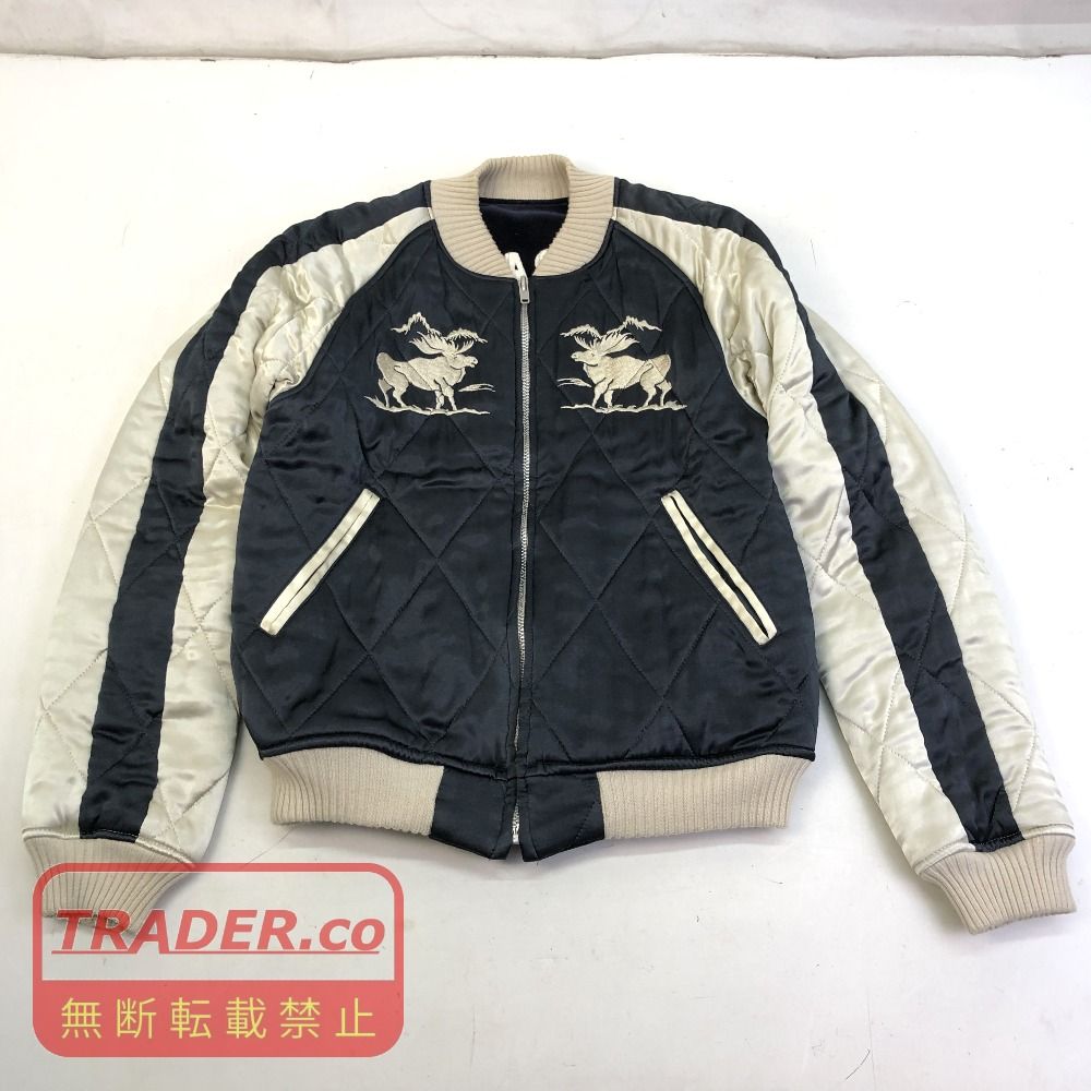 01w-7281 ザフラットヘッド THE FLAT HEAD サテン リバーシブル ALASKA
