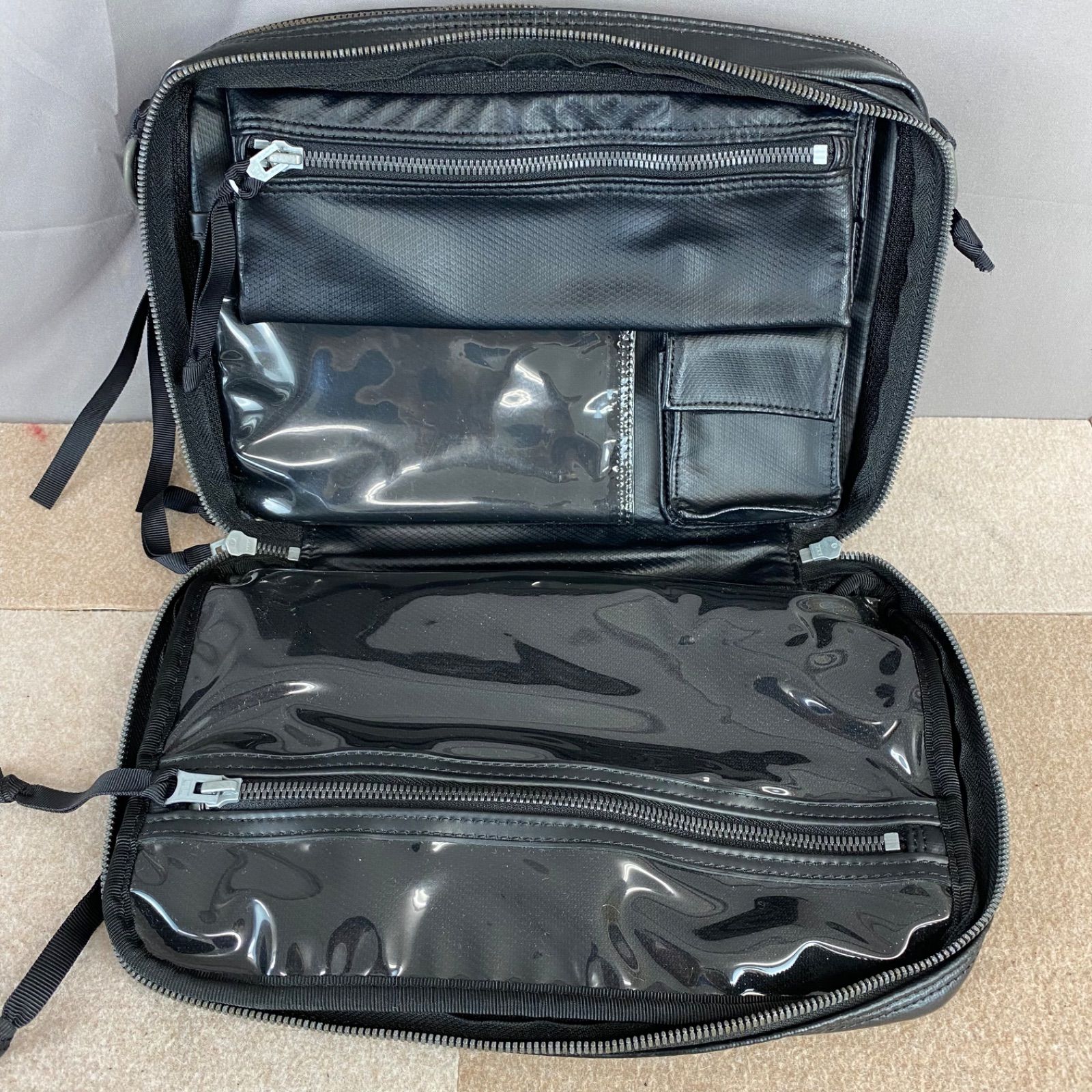 【美品】Luggage Label ブラック バッグ R YOSHIDA 吉田カバン LUGGAGE LABEL ラゲッジレーベル ショルダー