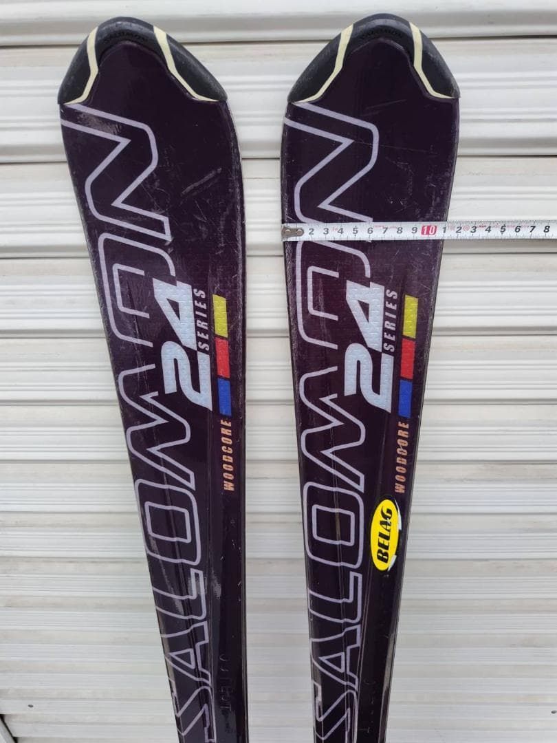 SALOMON 24Series RACE 165cm スキー板/ビンディング付き！ - メルカリ