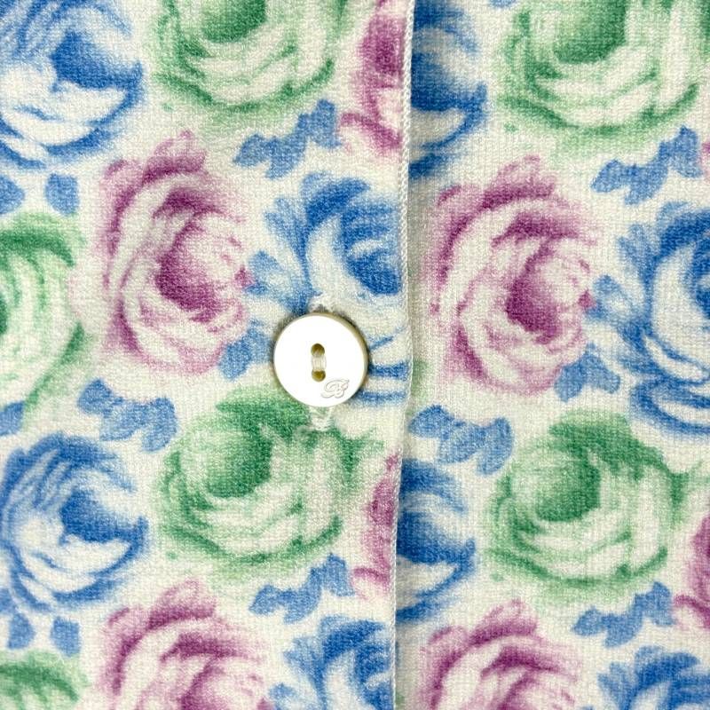 Blumarine ブルマリン アンサンブル I38 D32 ホワイト マルチカラー 花