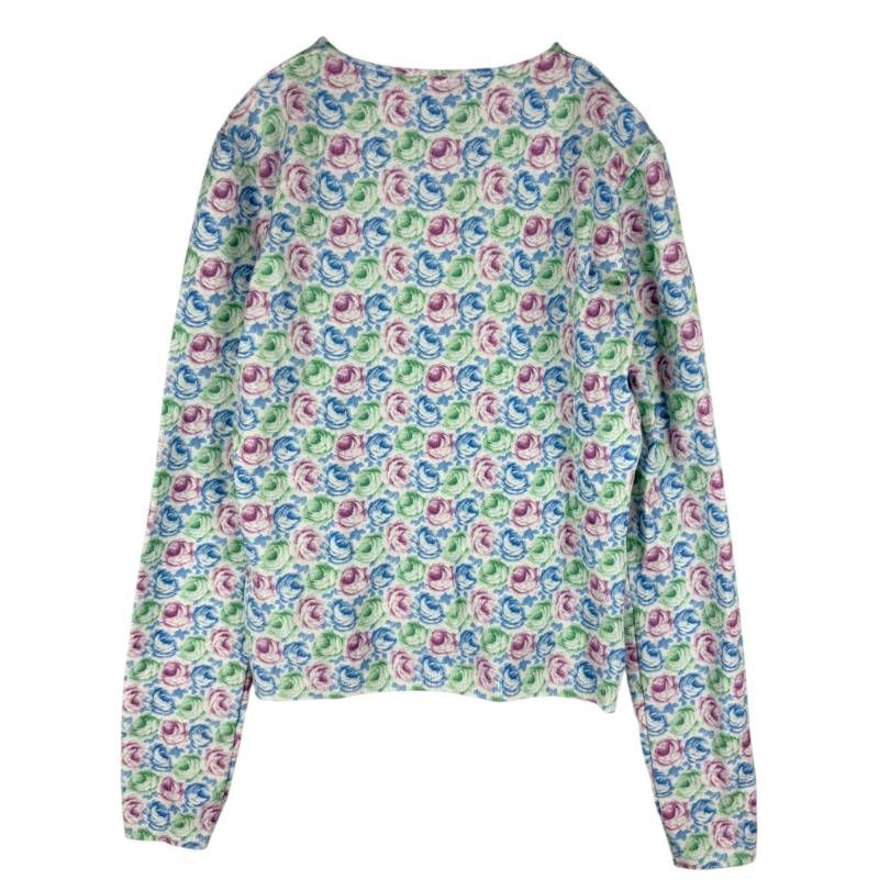 Blumarine ブルマリン アンサンブル I38 D32 ホワイト マルチカラー 花