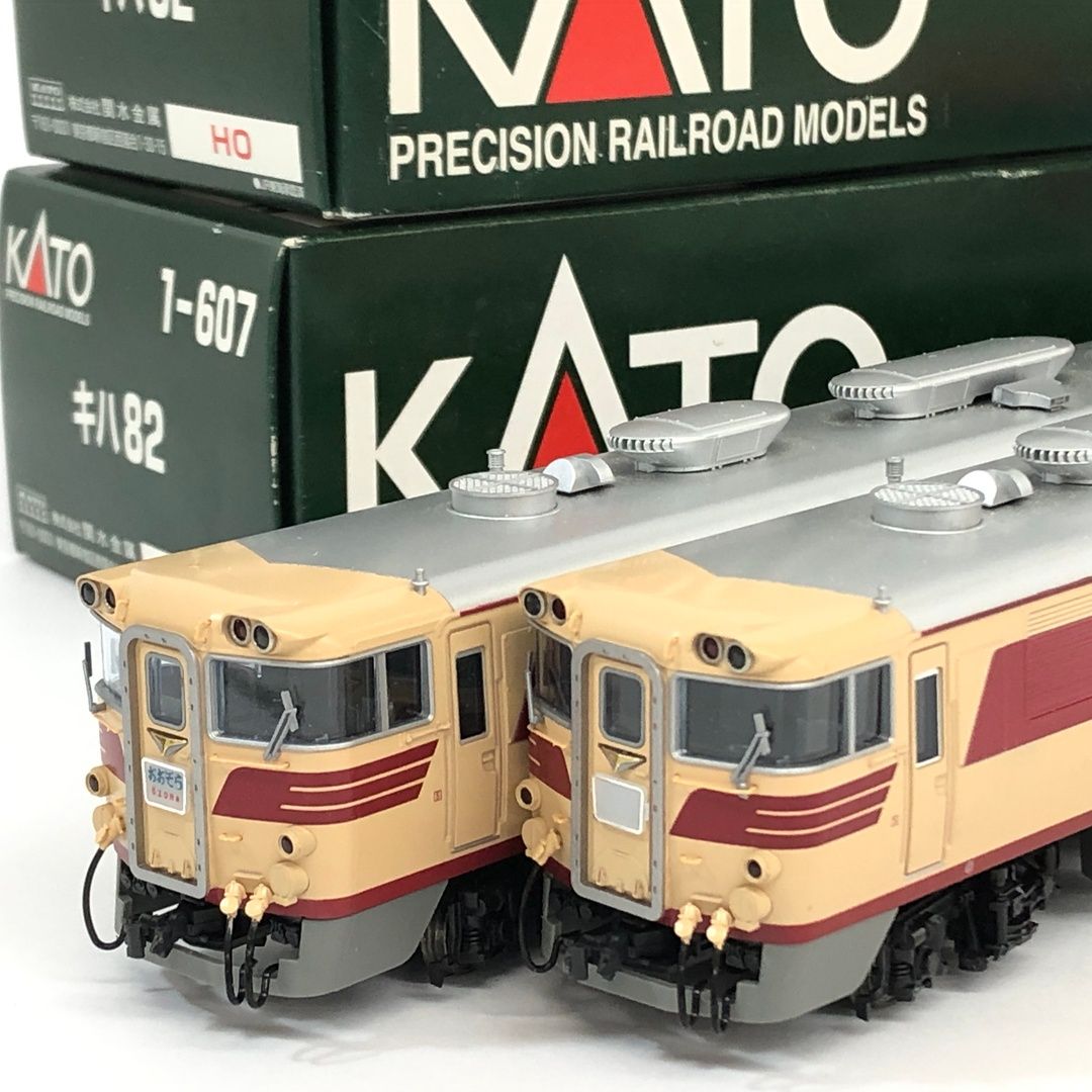 KATO 1-607 キハ607 KATO 1-607 国鉄 キハ82系 特急ディーゼルカー キハ82形 2両セット HO
