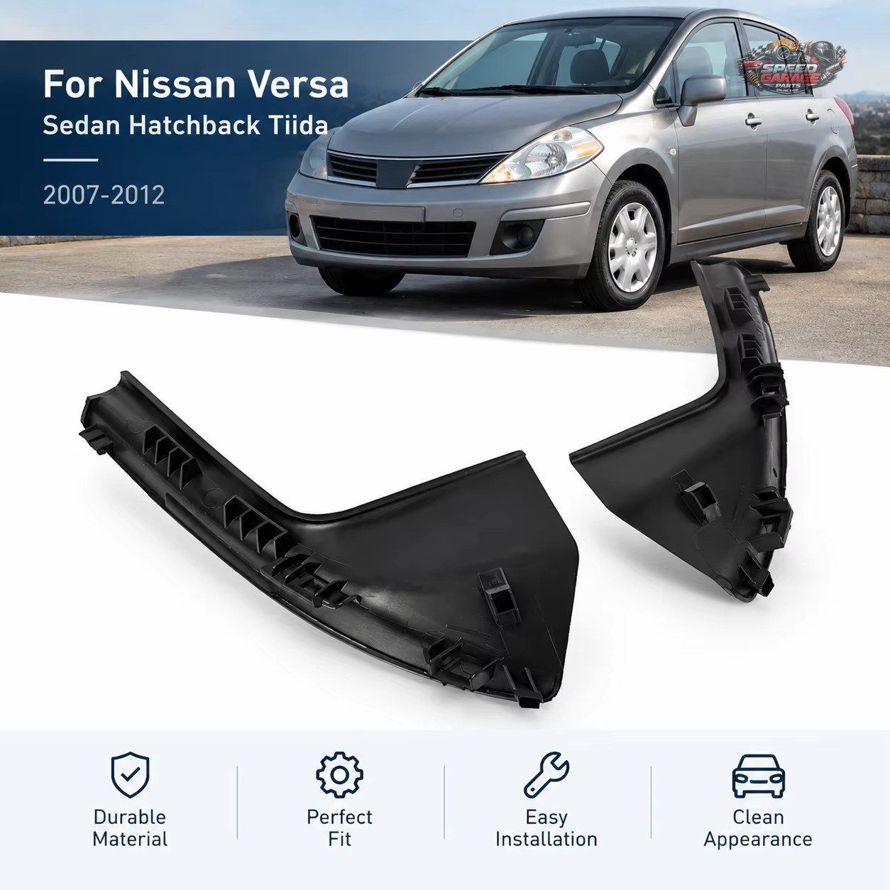 日産ヴァーサ セダン ハッチバック ティーダ 2007-2012 フロントガラス