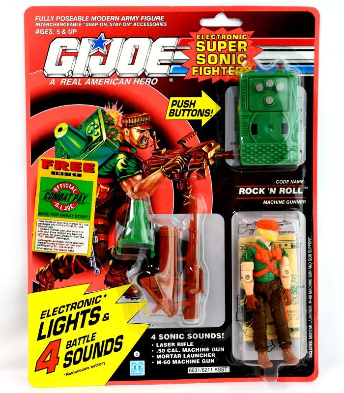 未開封】G.I. Joe 1990 Super Sonic Fighters Rock'n'Roll ビンテージ