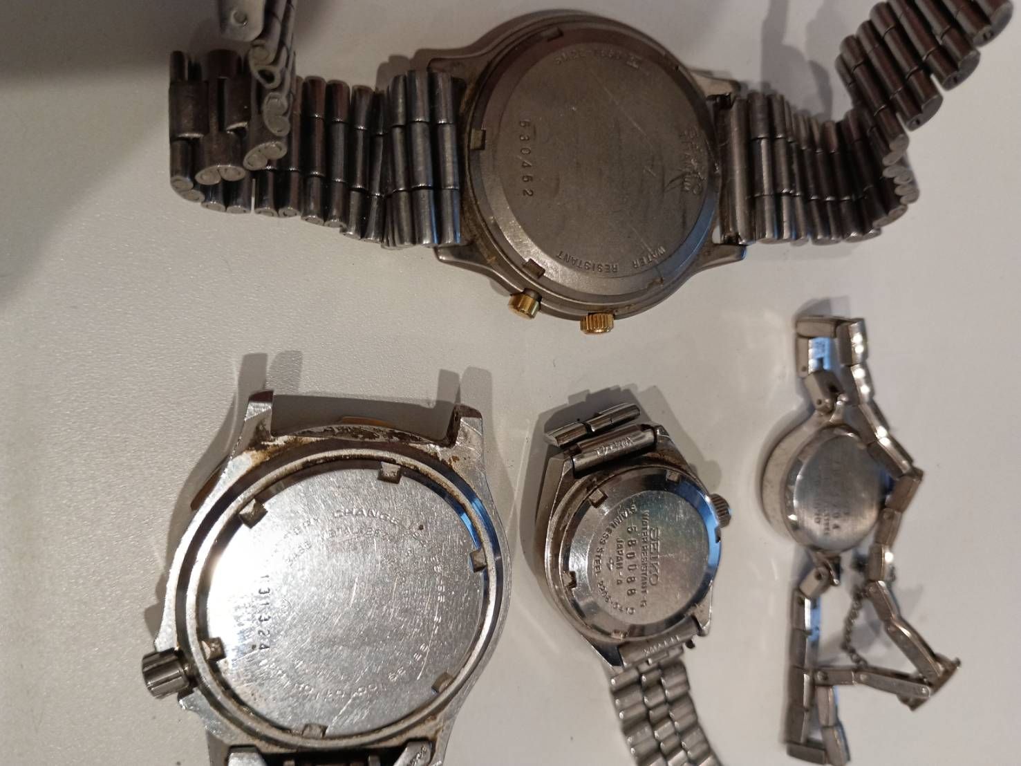 ジャンク4本】SEIKO セイコー ALBA 腕時計 まとめ売り 部品取り 不動