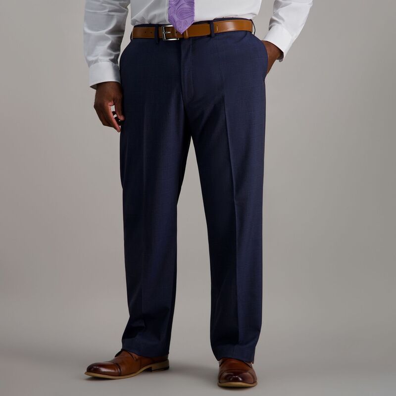 ハガー メンズ ボトムス カジュアルパンツ トール Big Tall JM Haggar Premium Tailo redFit Stretch FlatFront Suit Pants Blue 15,315円