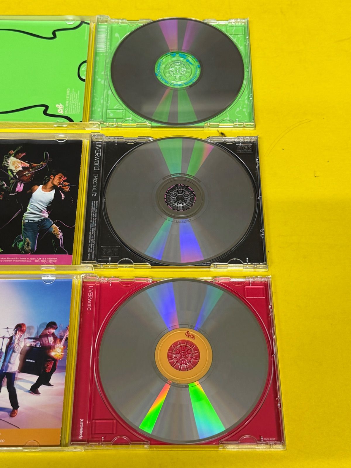 UVERworld マキシシングル 5枚セット 初回生産限定盤 DVD付 SHAMROCK