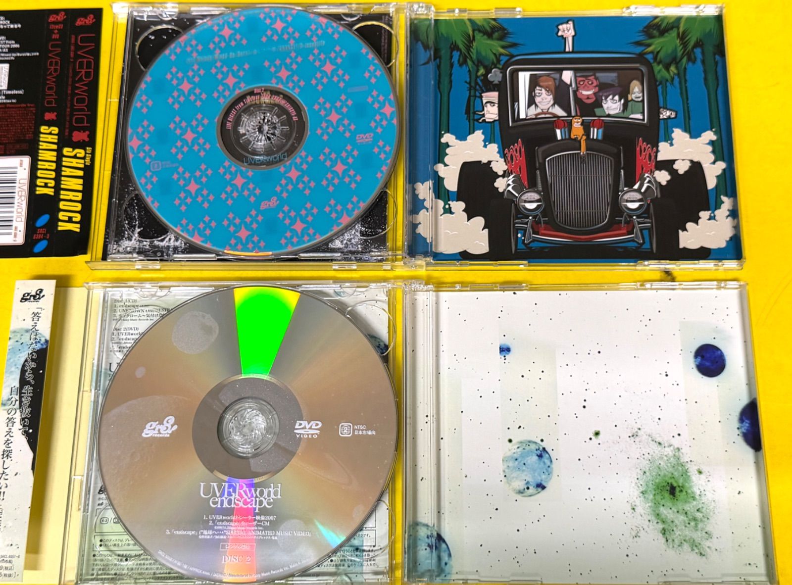UVERworld マキシシングル 5枚セット 初回生産限定盤 DVD付 SHAMROCK