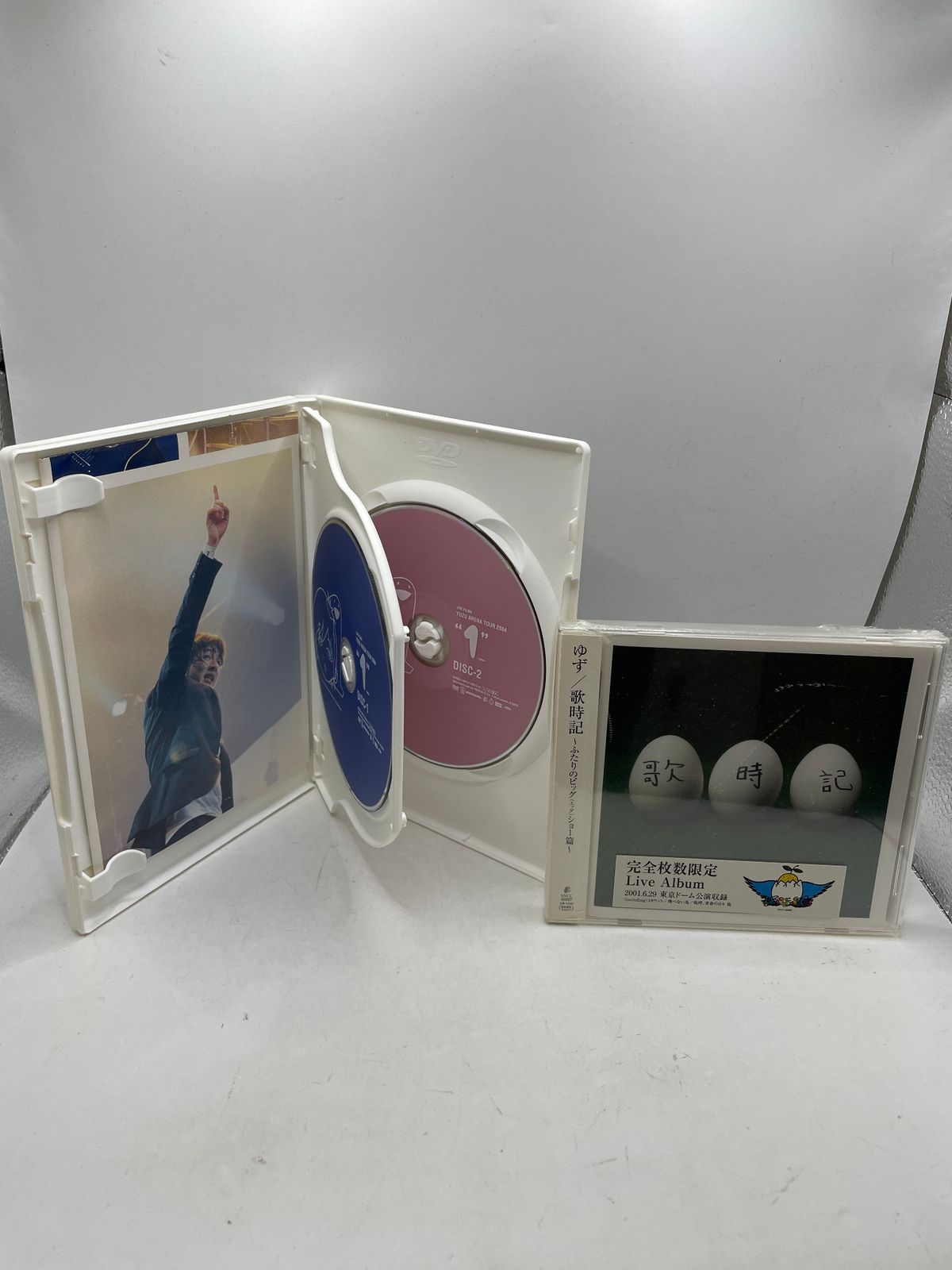 CD＆DVD】 ゆず 8枚セット 録歌選 金銀 紅 菫 1 ライブ映像 未開封あり