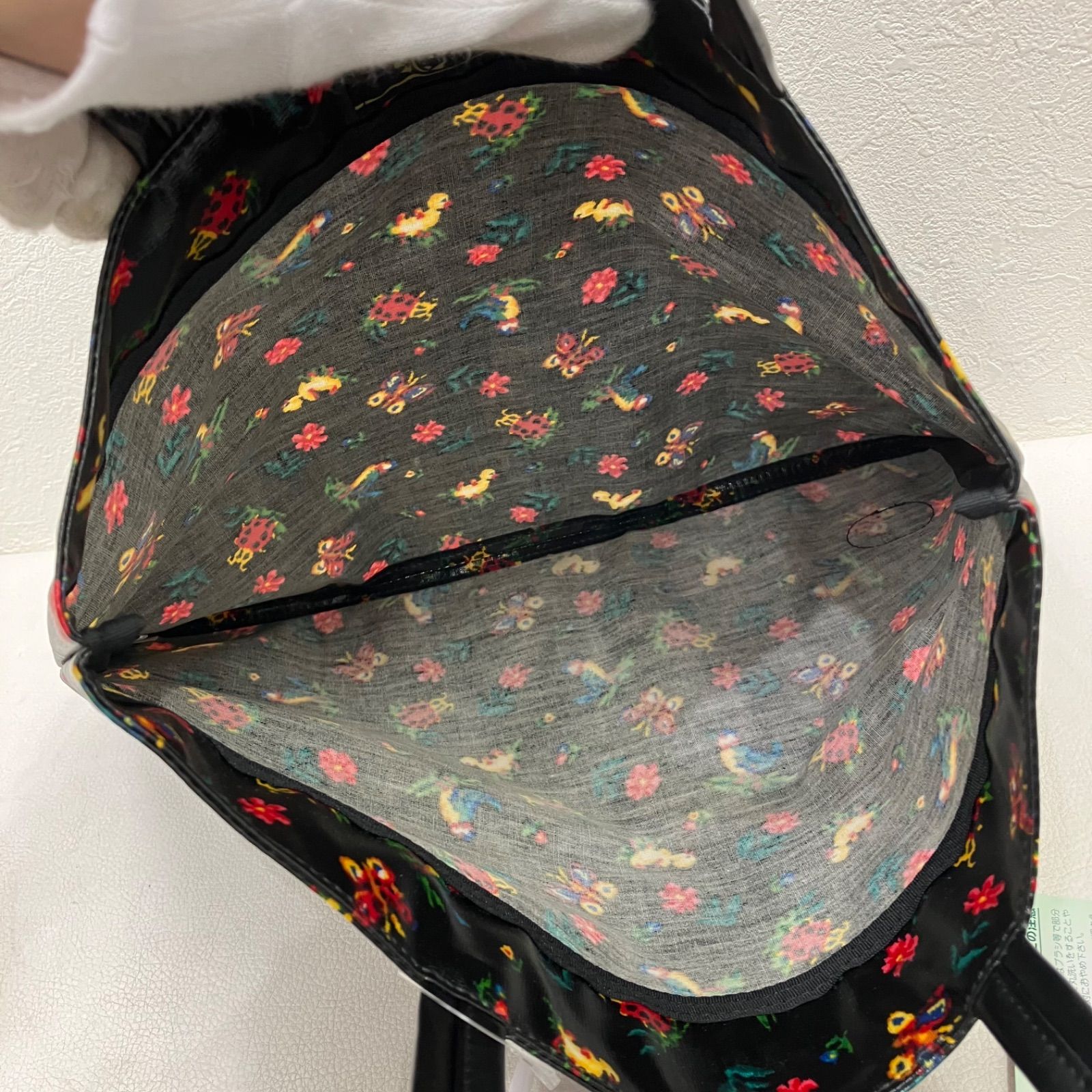9644 FEILER フェイラー トートバッグ ハイジ 小鳥 蝶々 花 てんとう虫