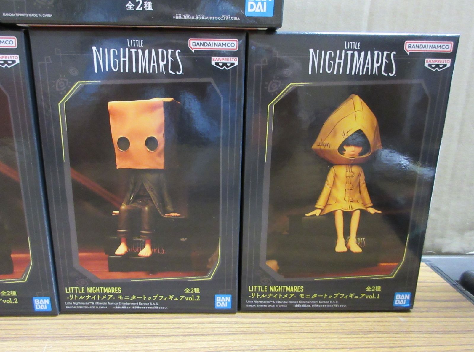 バンダイ LITTLE NIGHTMARES モニタートップフィギュア 未開封品 6種