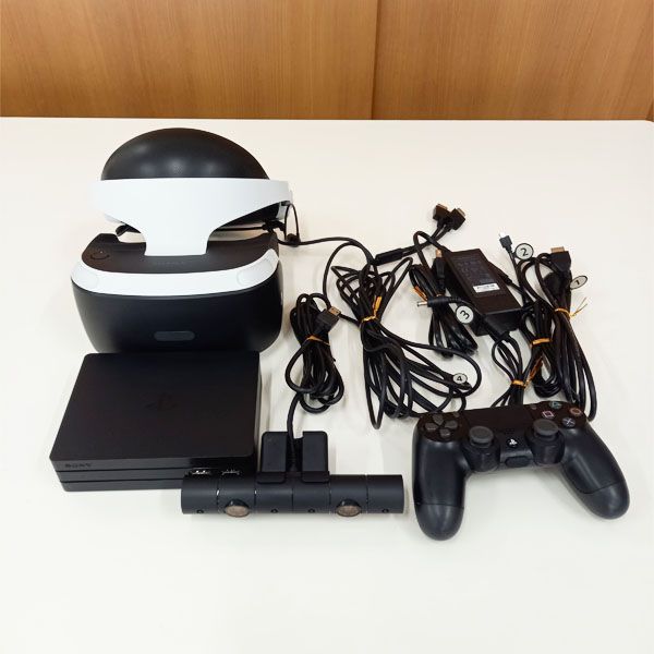 ps4 psVR コントローラー セット 通電確認のみ】PSVR PSカメラ PS4コントローラー セット まとめ売り