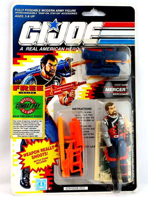 未開封】G.I. Joe 1991 Mercer ビンテージ GIジョー マーサー - メルカリ