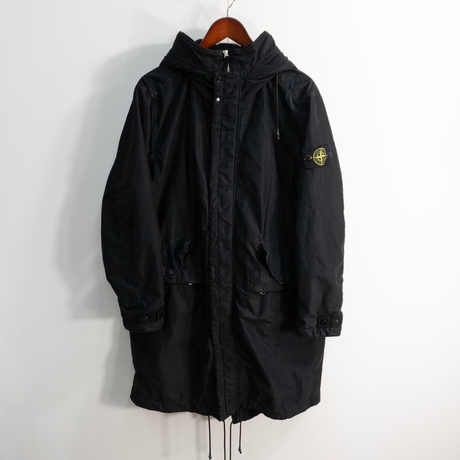 2022AW】STONE ISLAND【DAVID LIGHT-TC WITH MICROPILE COAT】M モッズ
