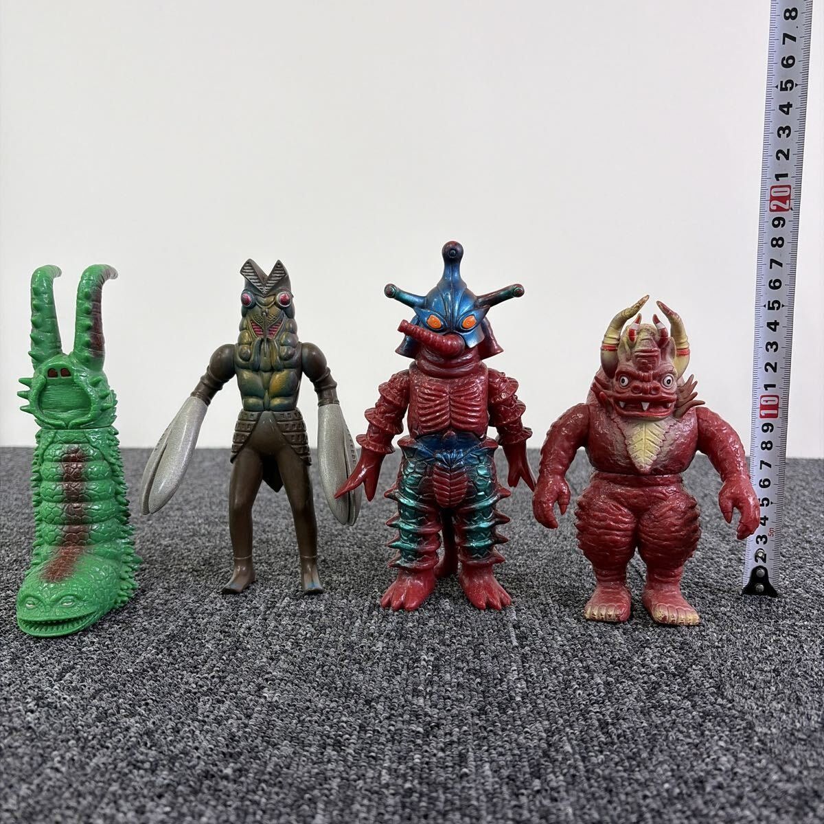 F4416 ウルトラマン ソフビ 11体 円谷プロ 当時物 ウルトラ怪獣