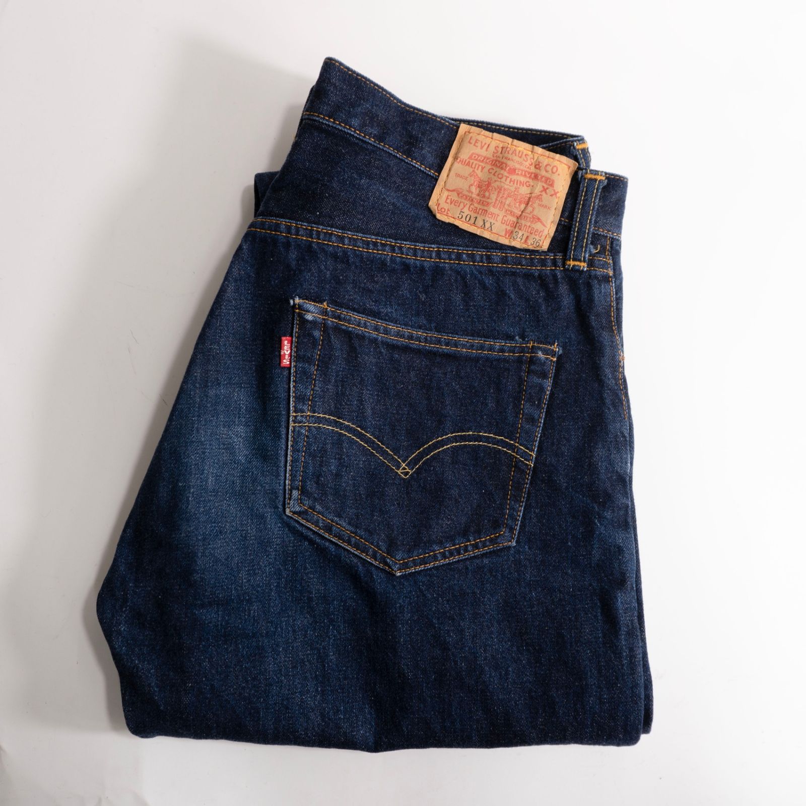 美品濃紺/バレンシア製】 LEVI'S 【 501XX ビッグE デニムパンツ 】34