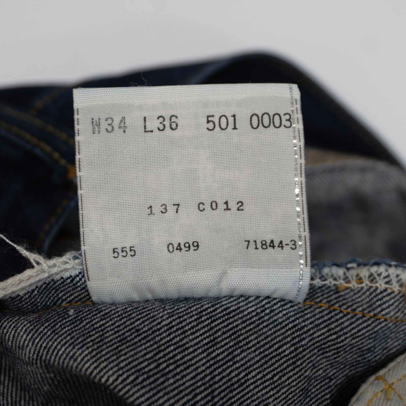 美品濃紺/バレンシア製】 LEVI'S 【 501XX ビッグE デニムパンツ 】34