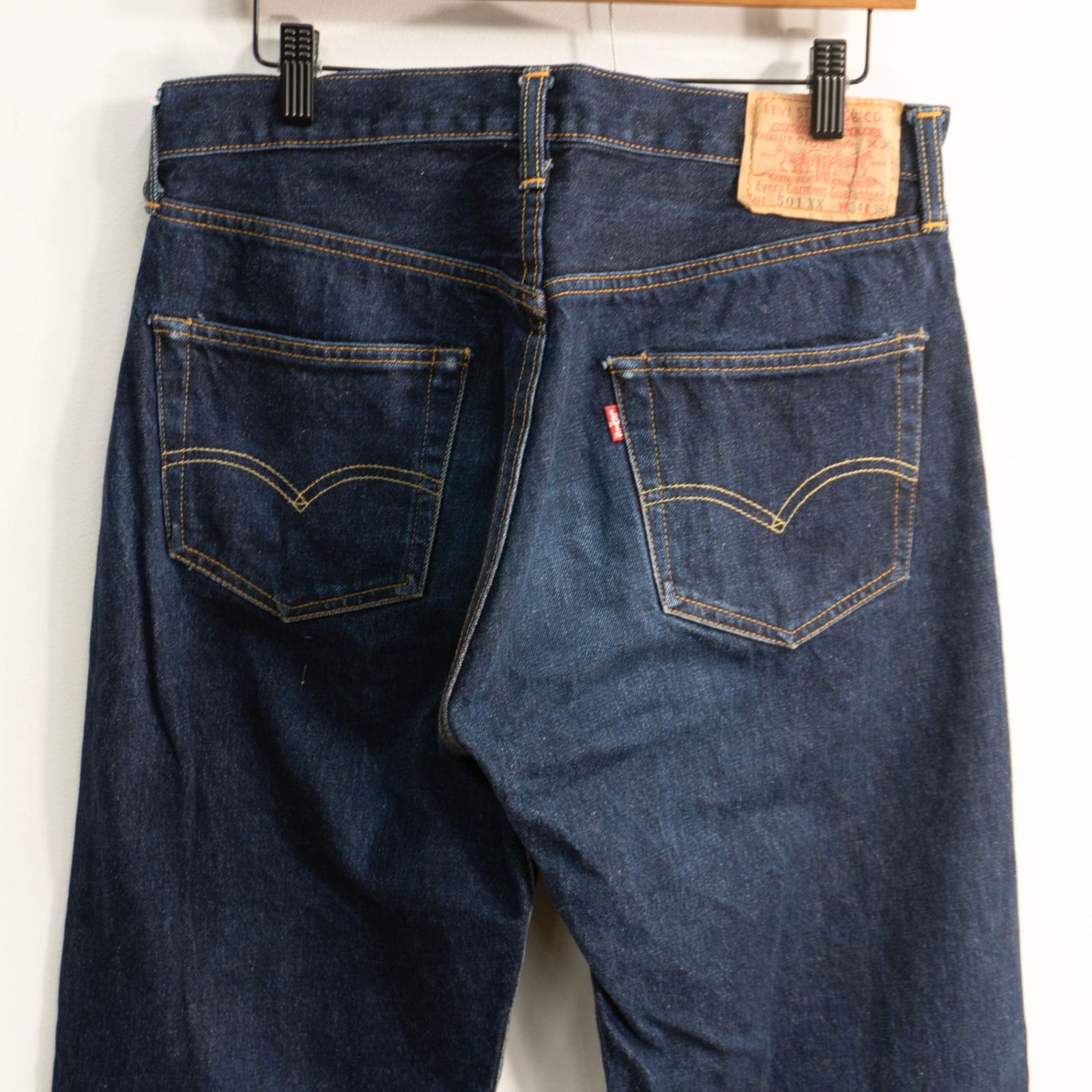 美品濃紺/バレンシア製】 LEVI'S 【 501XX ビッグE デニムパンツ 】34