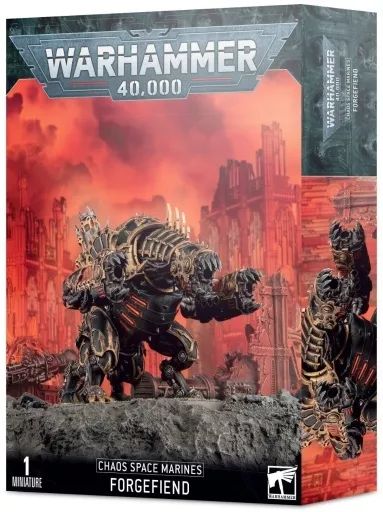 【中古】ミニチュアゲーム ケイオス・スペースマリーン： フォージフィーンド 「ウォーハンマー40000」 (Chaos Space Marines Forgefiend) [43-14]
