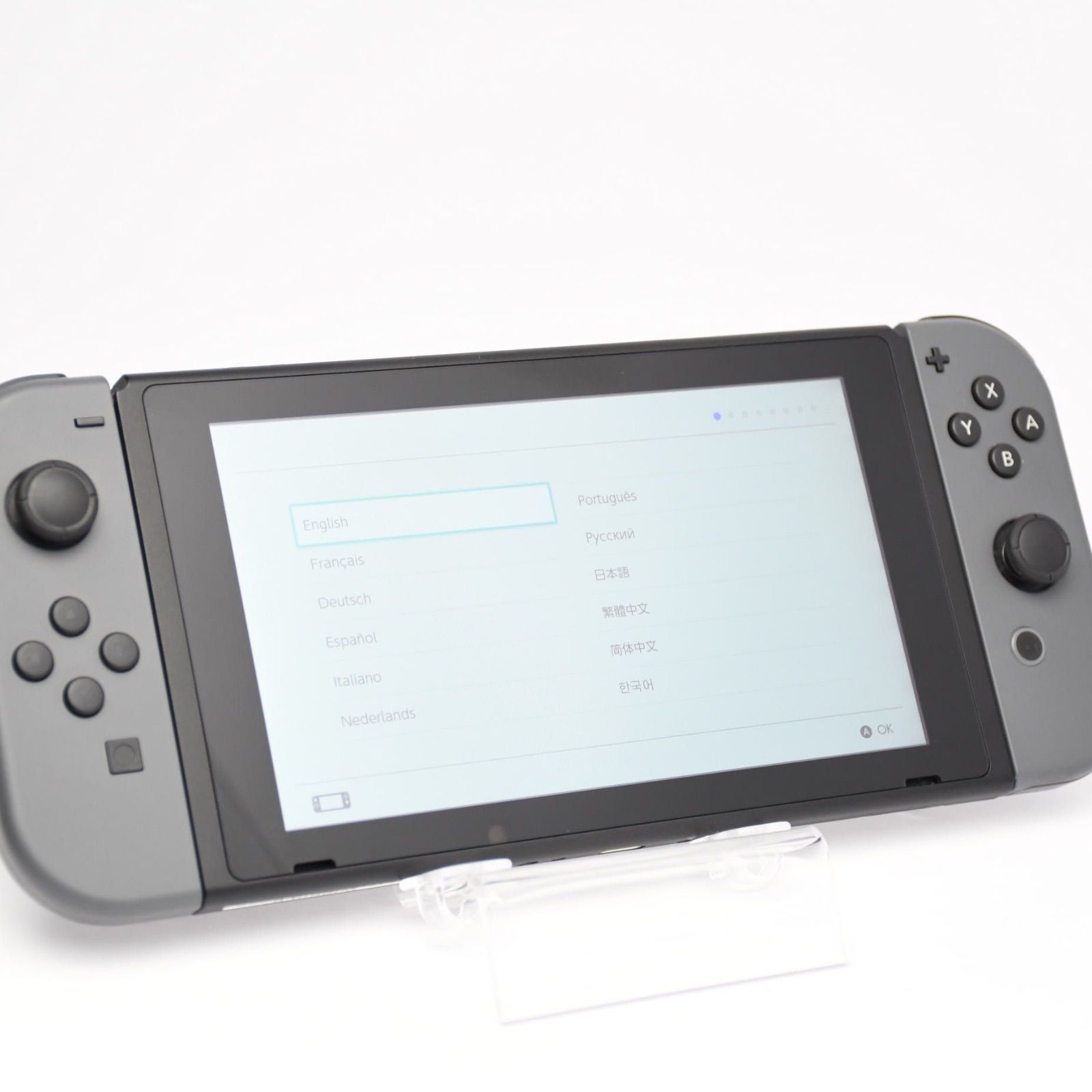 液晶美品】Nintendo Switch本体 グレー HAC-001 - メルカリ