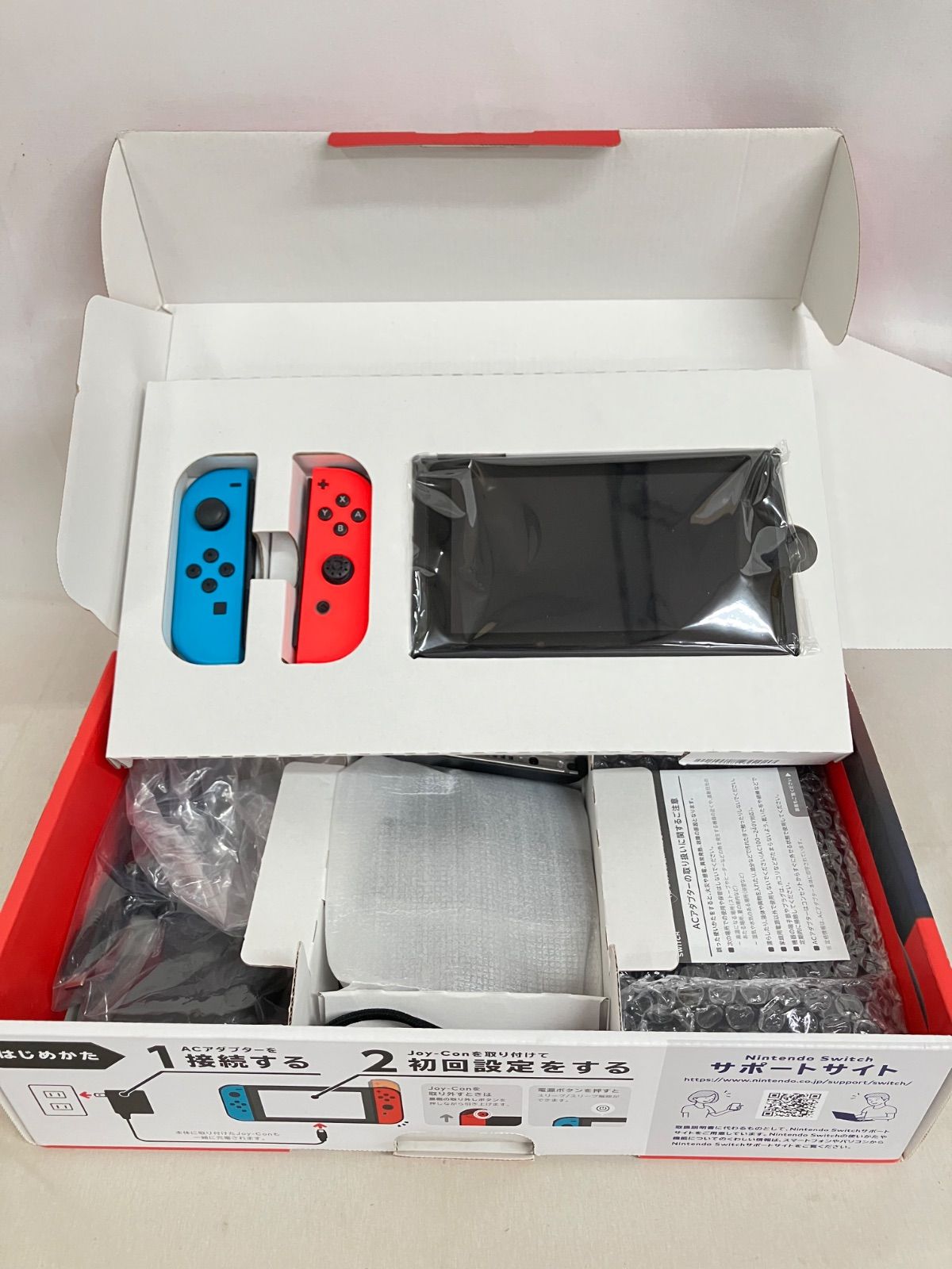ジャンク Nintendo Switch ネオンブルー ネオンレッド 本体 YDK042