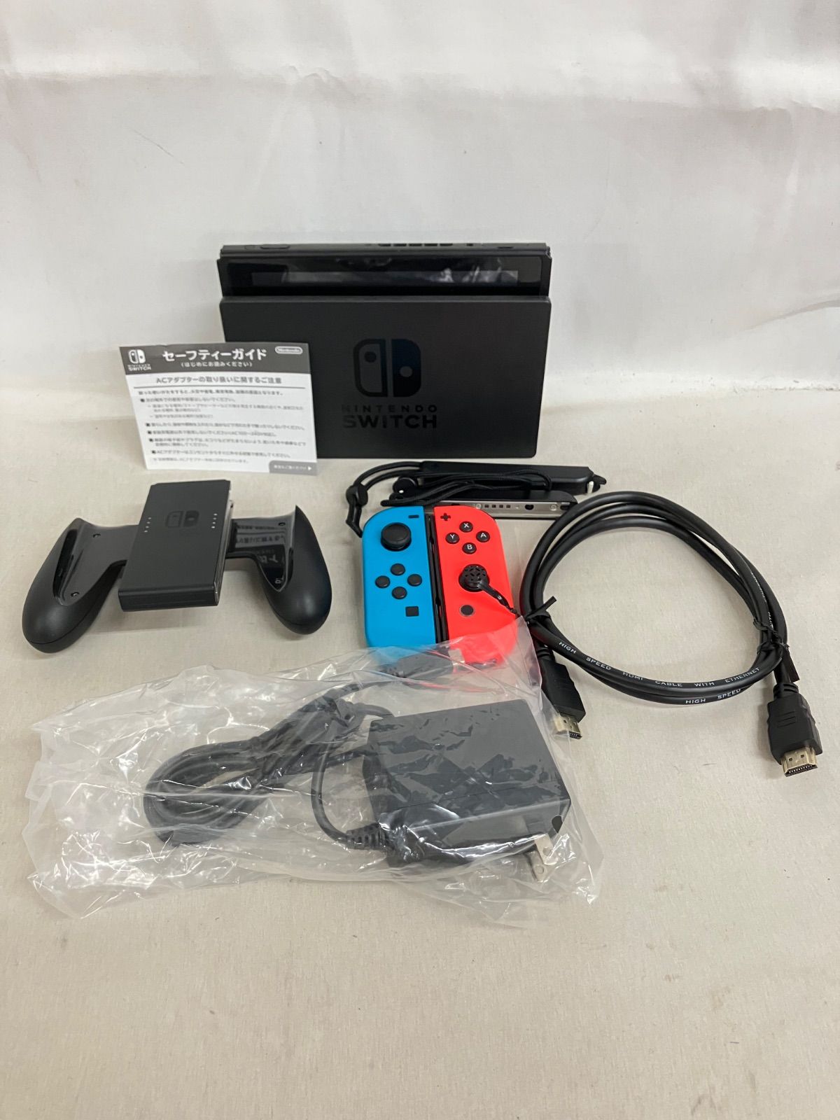 ジャンク Nintendo Switch ネオンブルー ネオンレッド 本体 YDK042