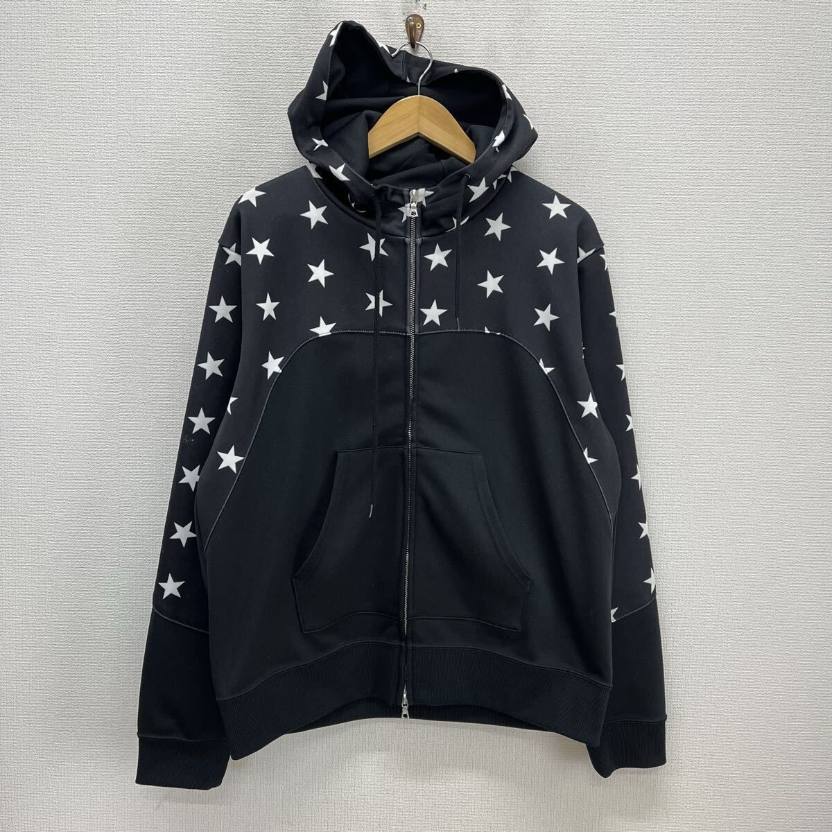 SOPHNET. ソフネット SOPH-178035 STAR JERSEY ZIP HOODY スター 星
