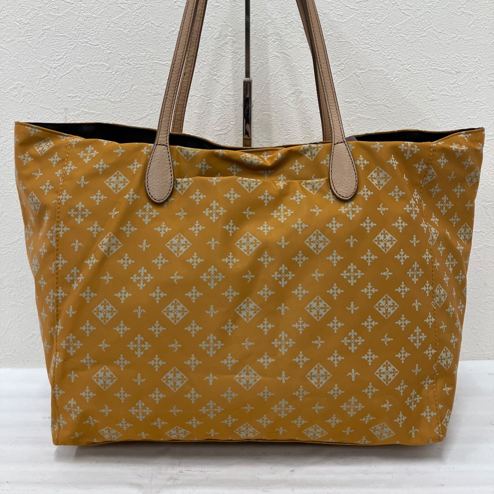 9847 【良品】 russet ラシット トートバッグ イエローオレンジ