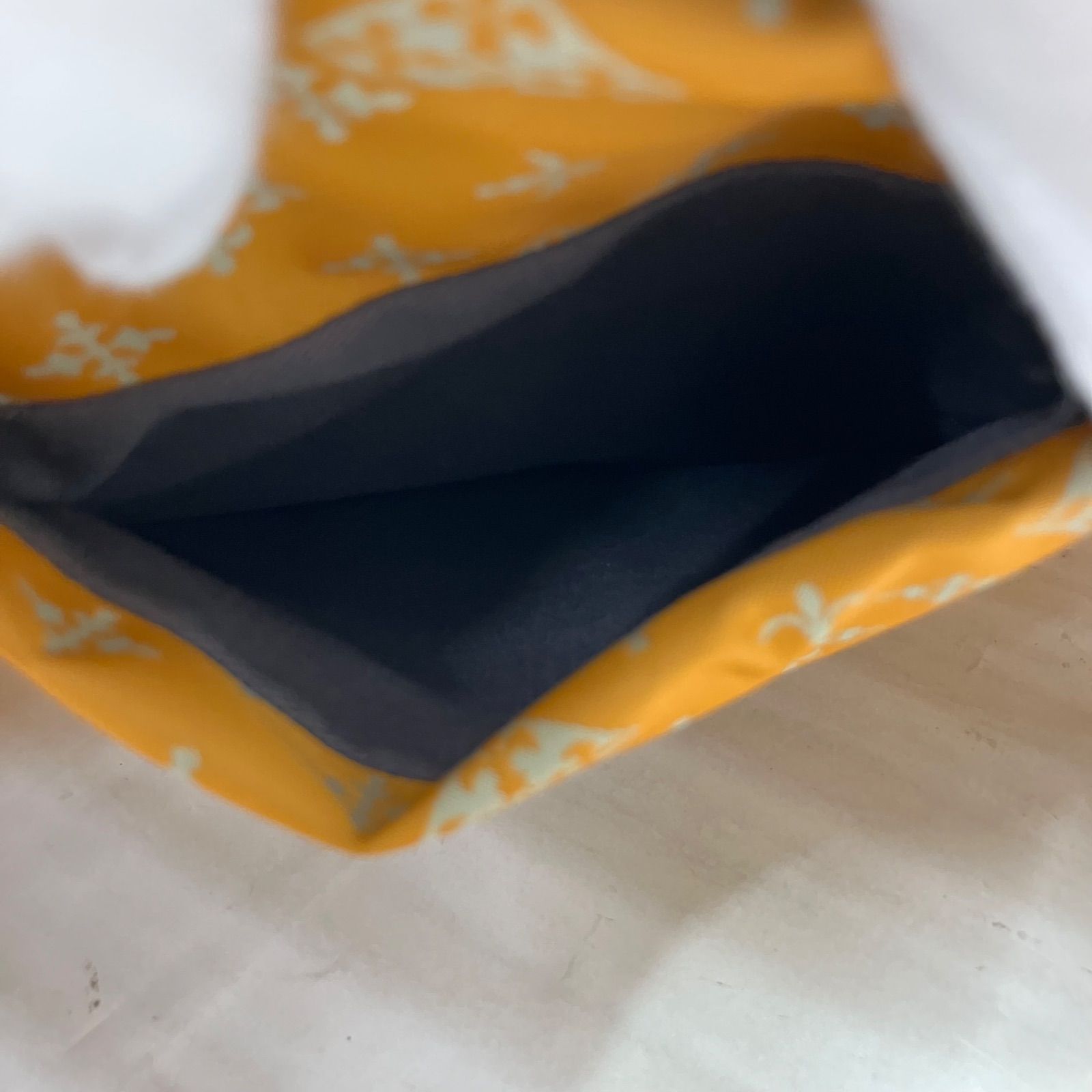 9847 【良品】 russet ラシット トートバッグ イエローオレンジ