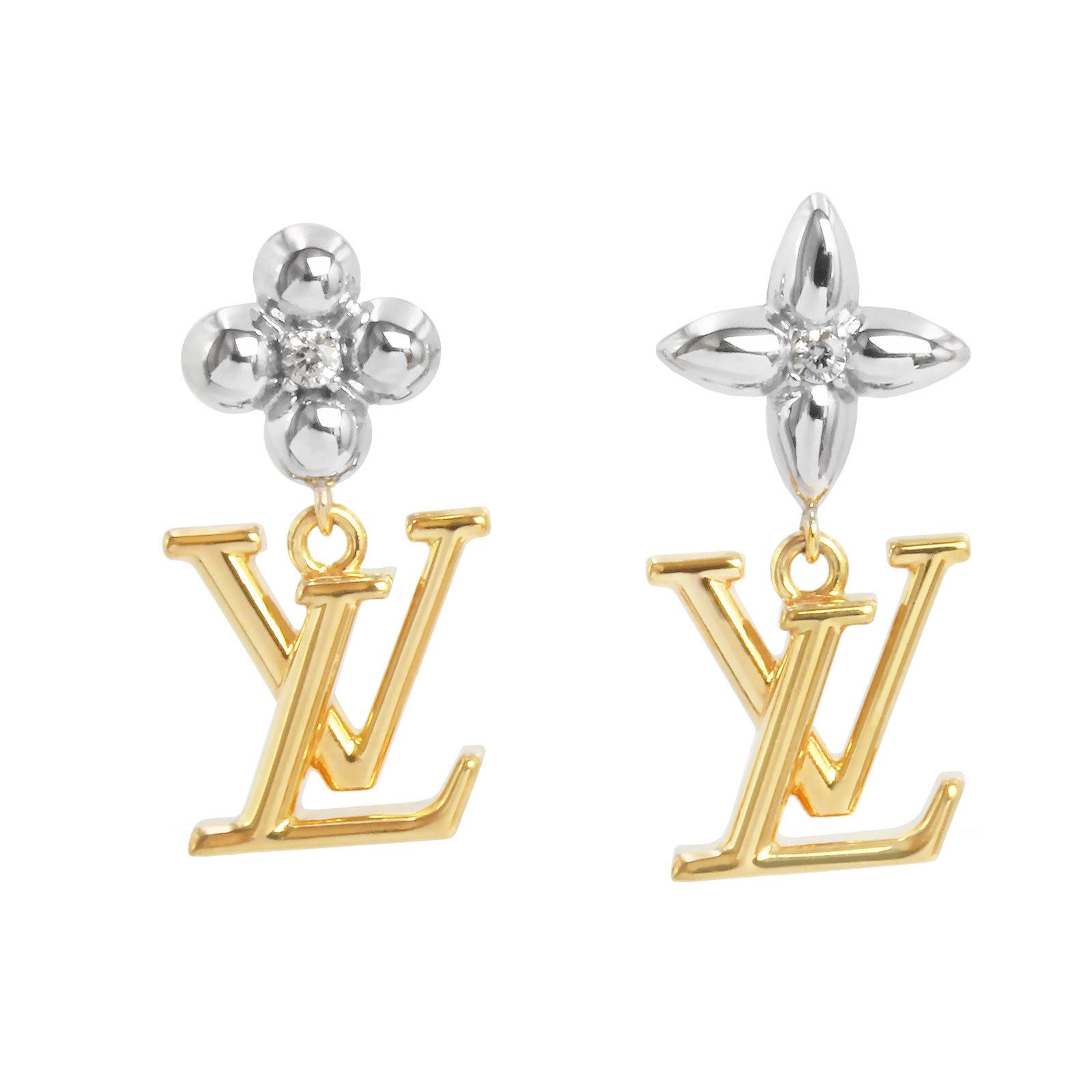 ルイ ヴィトン M01287 パンダント LV アイコニック フラワー ゴールド