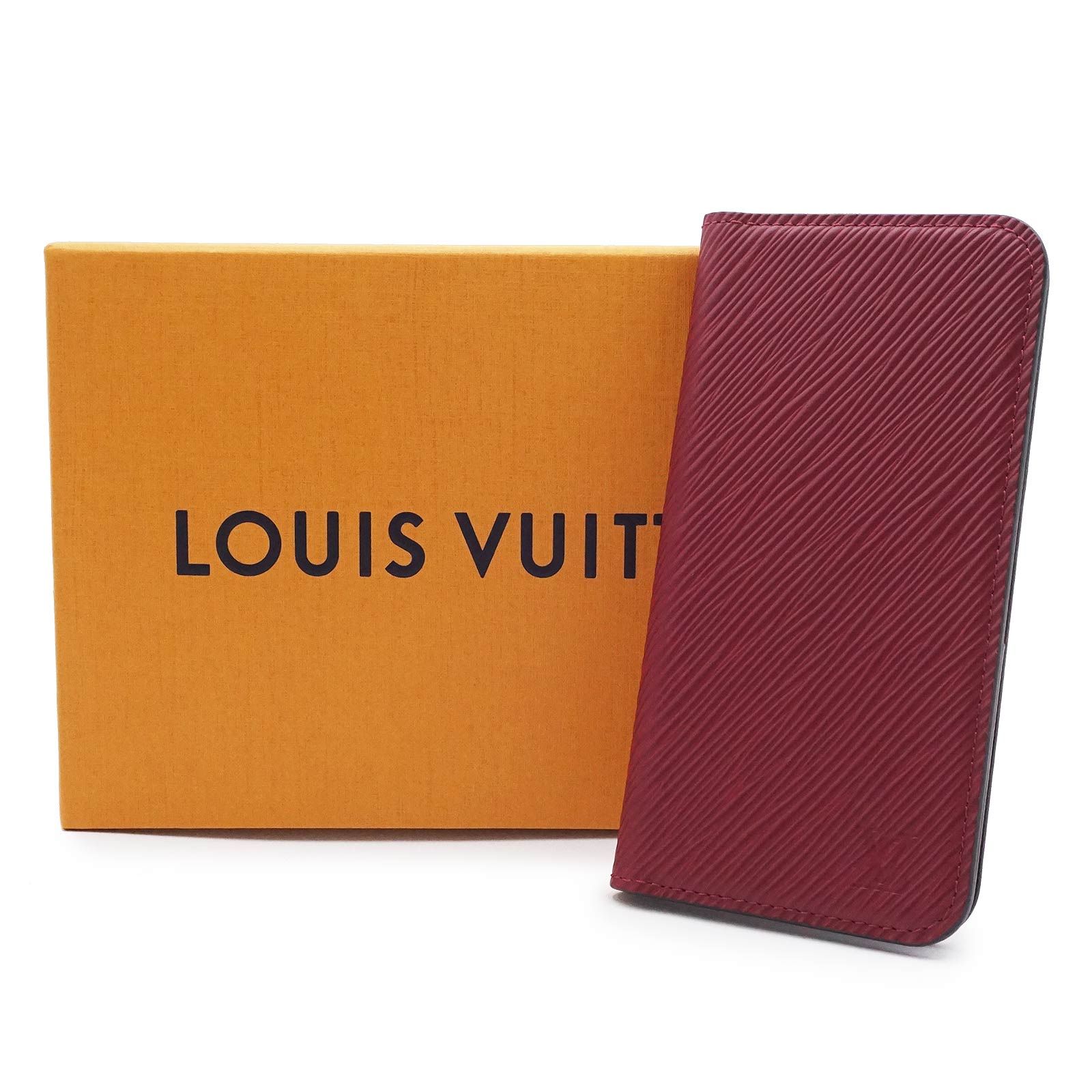 LOUIS VUITTON エピレザー ケース ルイヴィトン iPhone X XS エピレザー フューシャ ケース 新品 - メルカリ