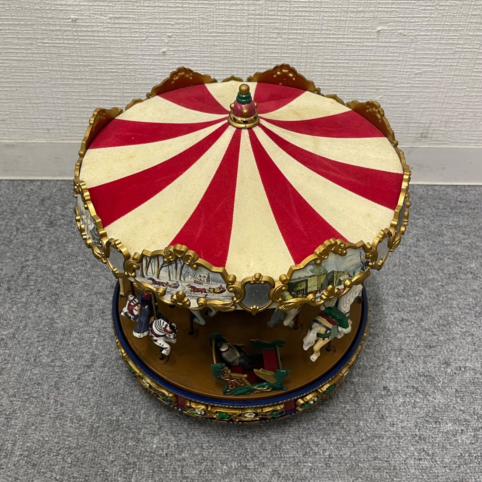 NPA】ジャンク Mr. Christmas Gold Label The Carousel ミスター