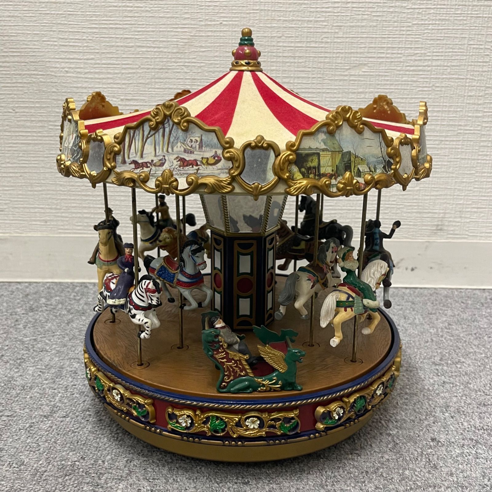 NPA】ジャンク Mr. Christmas Gold Label The Carousel ミスター