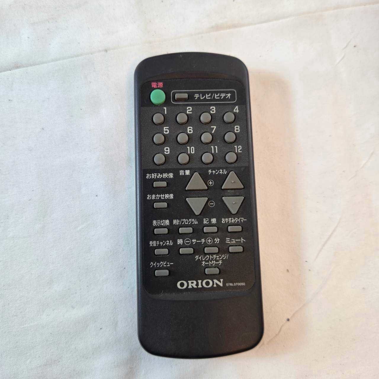 ORION オリオン 6型カラーテレビ 6CW2 タイ製 電子機器 レトロ