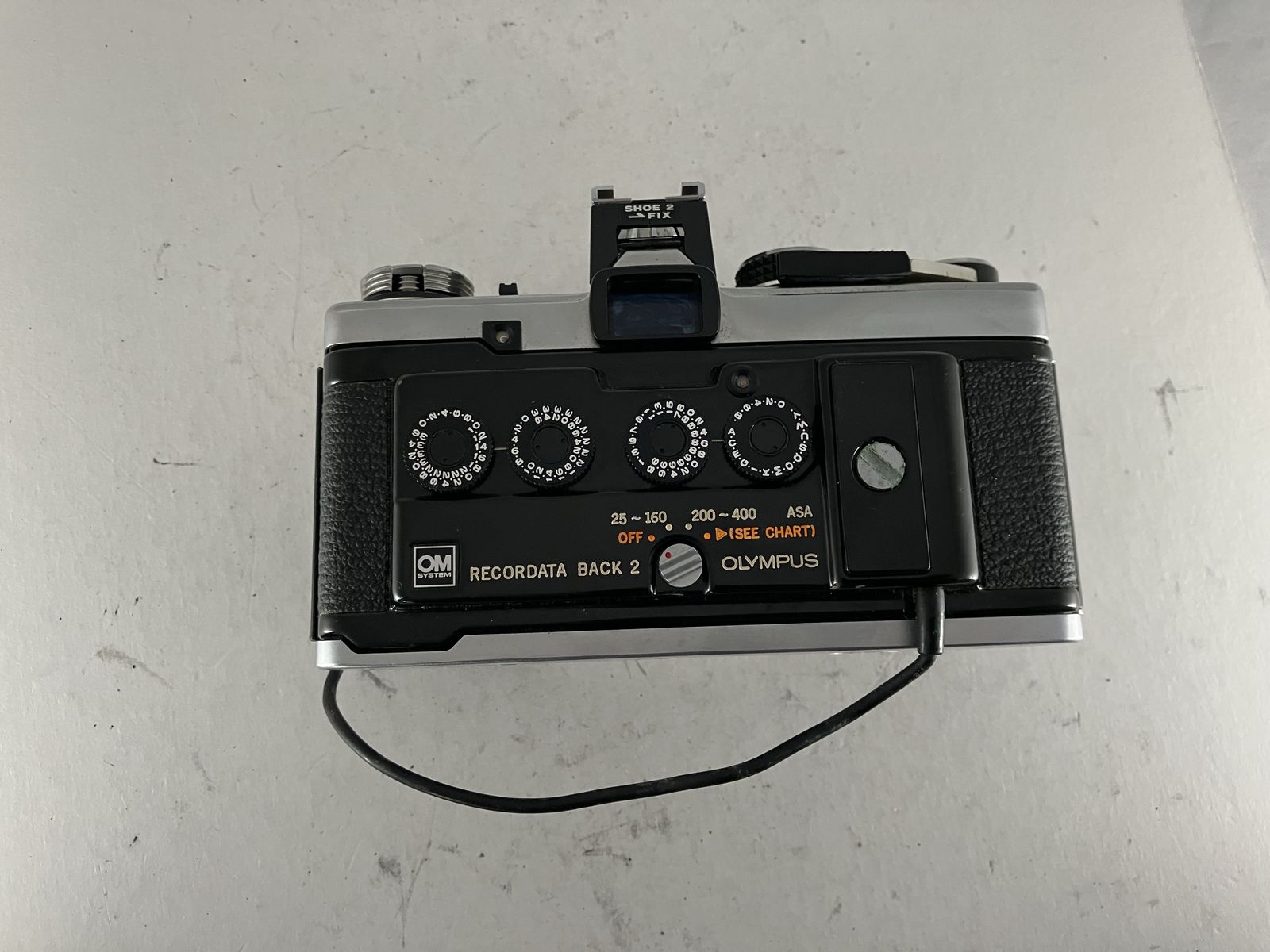 ジャンク品】Olympus OM-2 ボディ レコーダータバック2付 部品取り