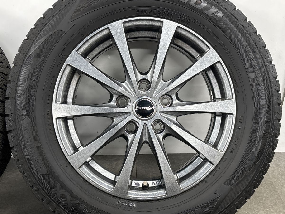 バリ溝】エクシーダー 16in 6.5J +48 PCD114.3 ダンロップ ウィンター