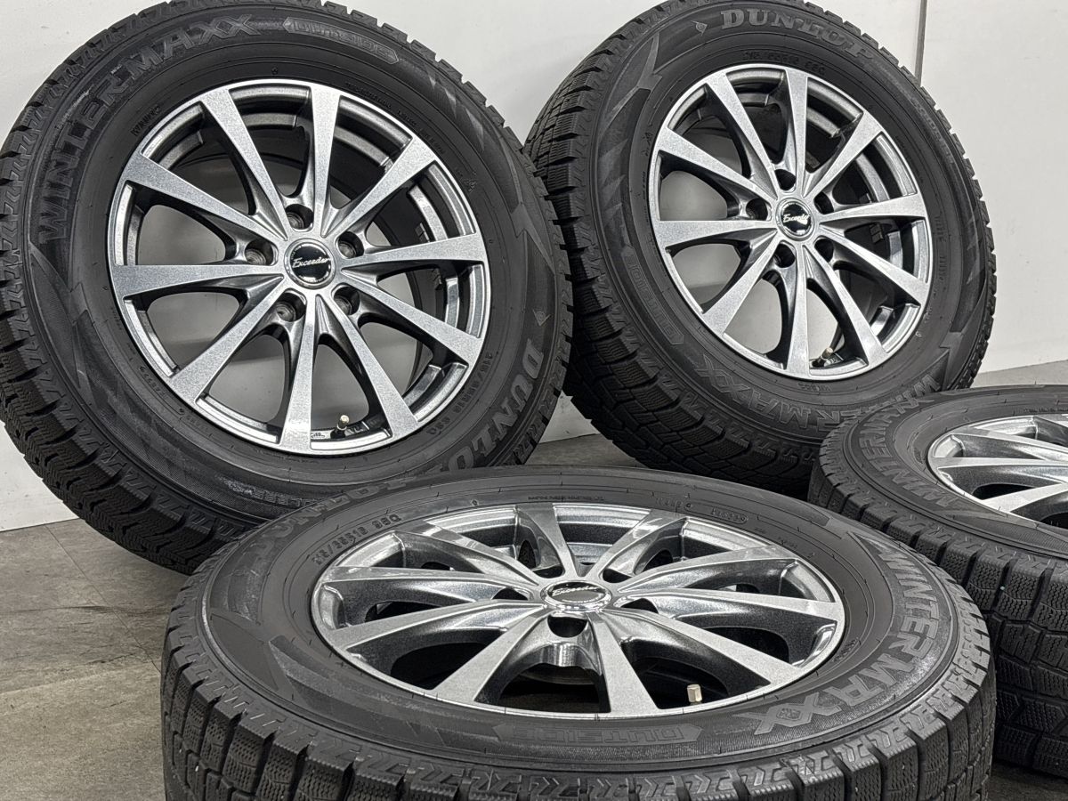 バリ溝】エクシーダー 16in 6.5J +48 PCD114.3 ダンロップ ウィンター