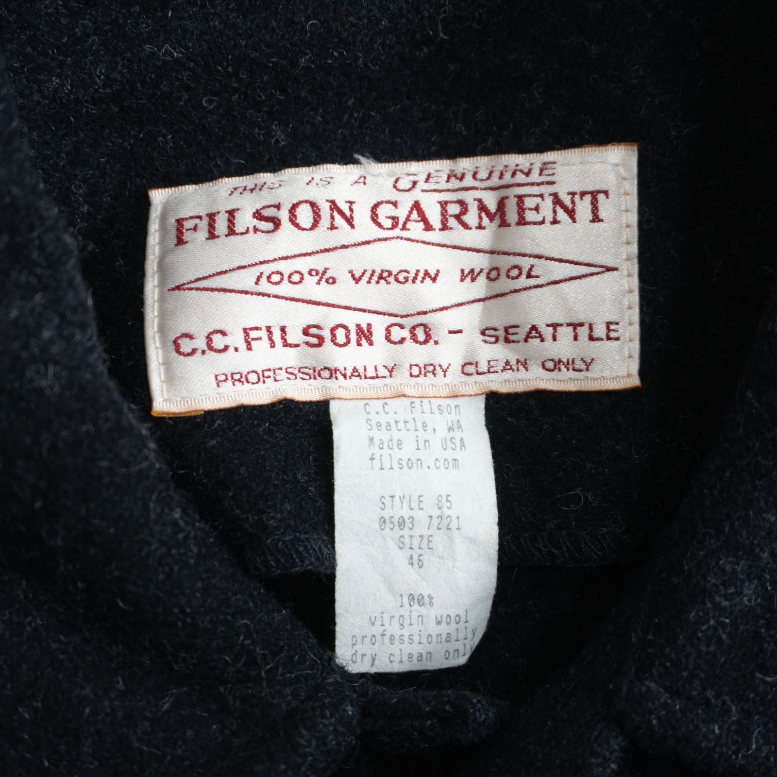 美品/ビッグサイズ】FILSON【ウール ハンティングジャケット】46