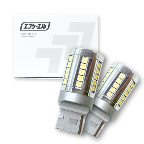 fcl.(エフシーエル) T20 LED バックランプ シングル ホワイト 白 4400lm 車検対応 無極性 長寿命 36連 12V 車専用 左右分2個入り デリカd5 ジムニー jb64 ジムニーシエラ 30後期プリウス プリウスα 40 c2498992 8,110円