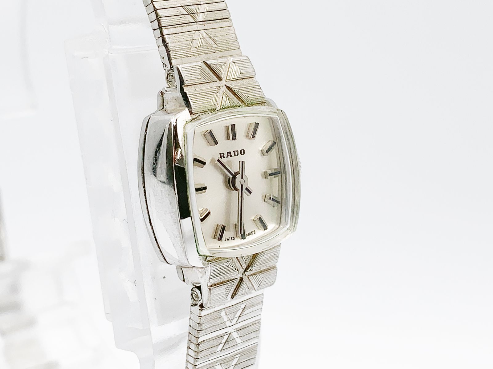 ラドー Rado 手巻き 腕時計 レディース シルバー文字盤 - メルカリ