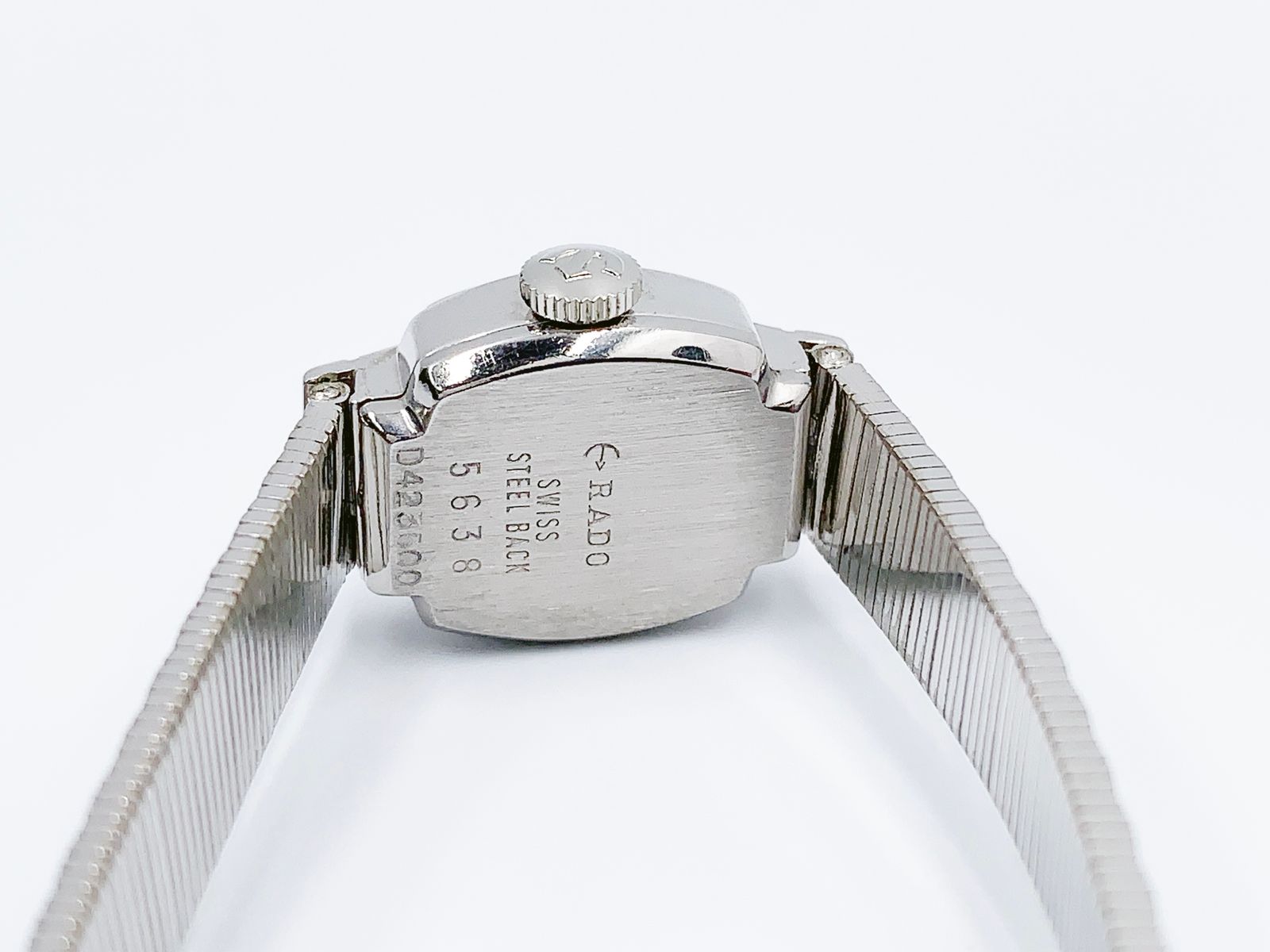 ラドー Rado 手巻き 腕時計 レディース シルバー文字盤 - メルカリ
