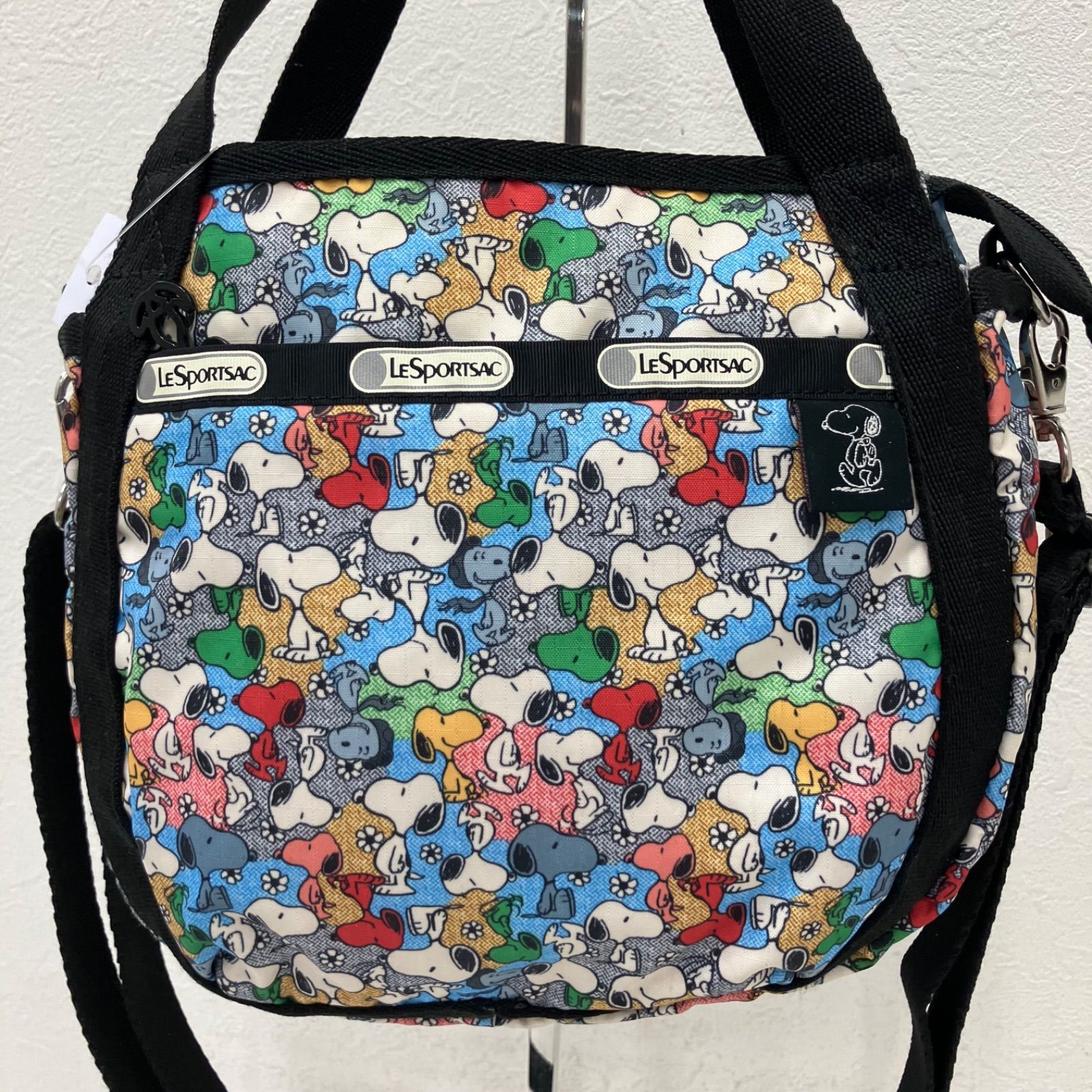 9876 【良品】 LeSportsac レスポートサック SNOOPY スヌーピー PEANUT 
