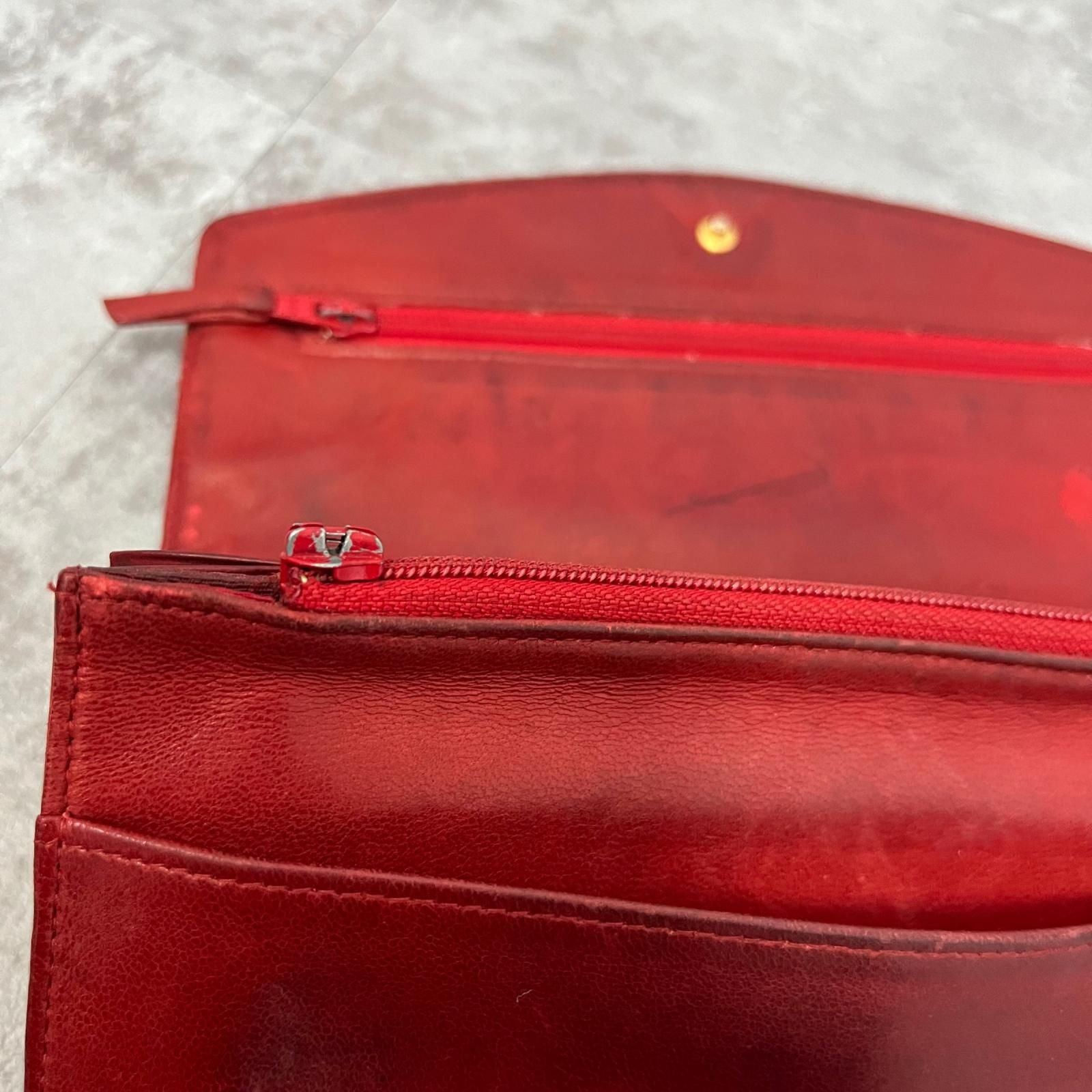 CHANEL】シャネル 長財布 箱付き ビッグココ ココマーク ココステッチ