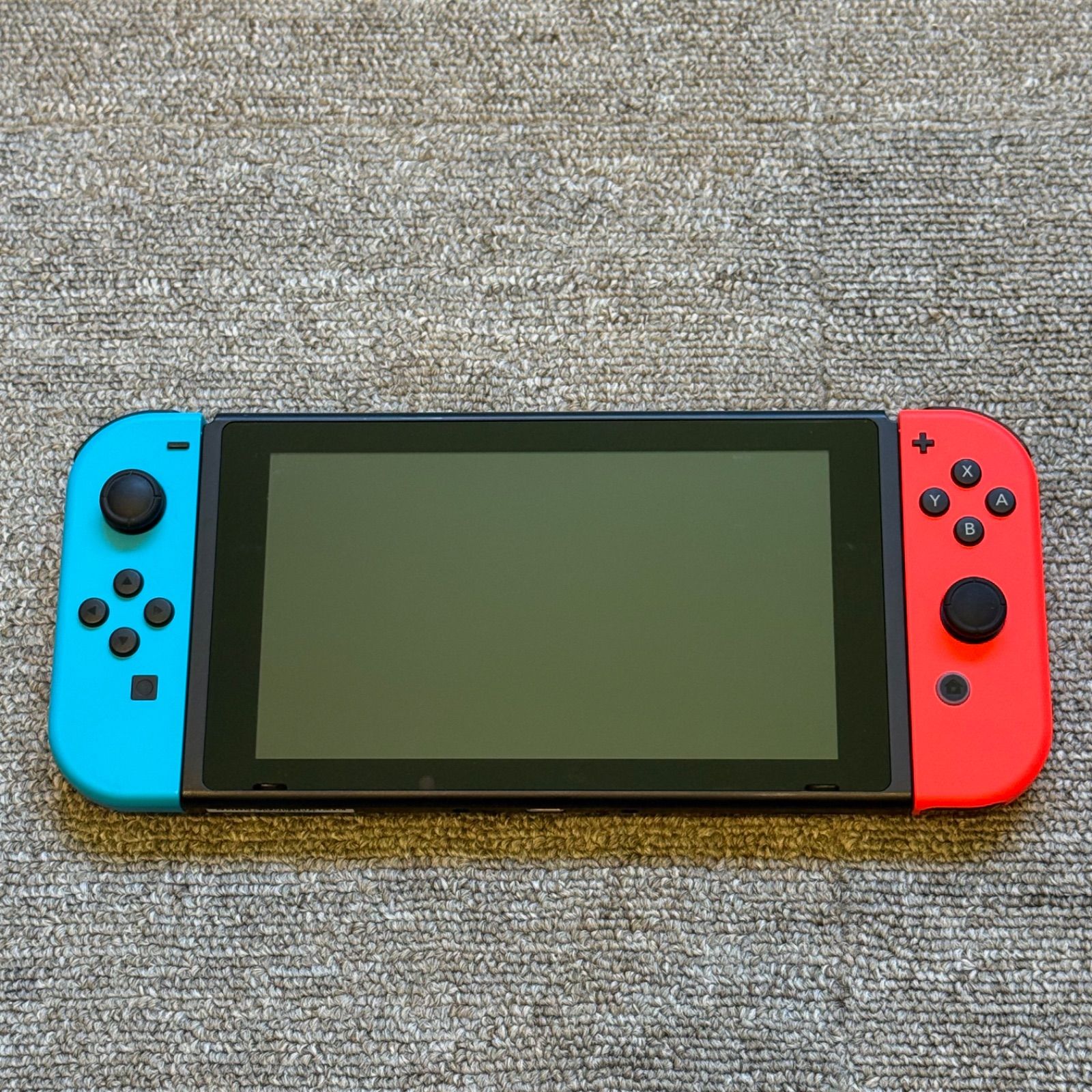 10-064【中古良品】Switch 本体 旧型 ネオン 箱付き - メルカリ