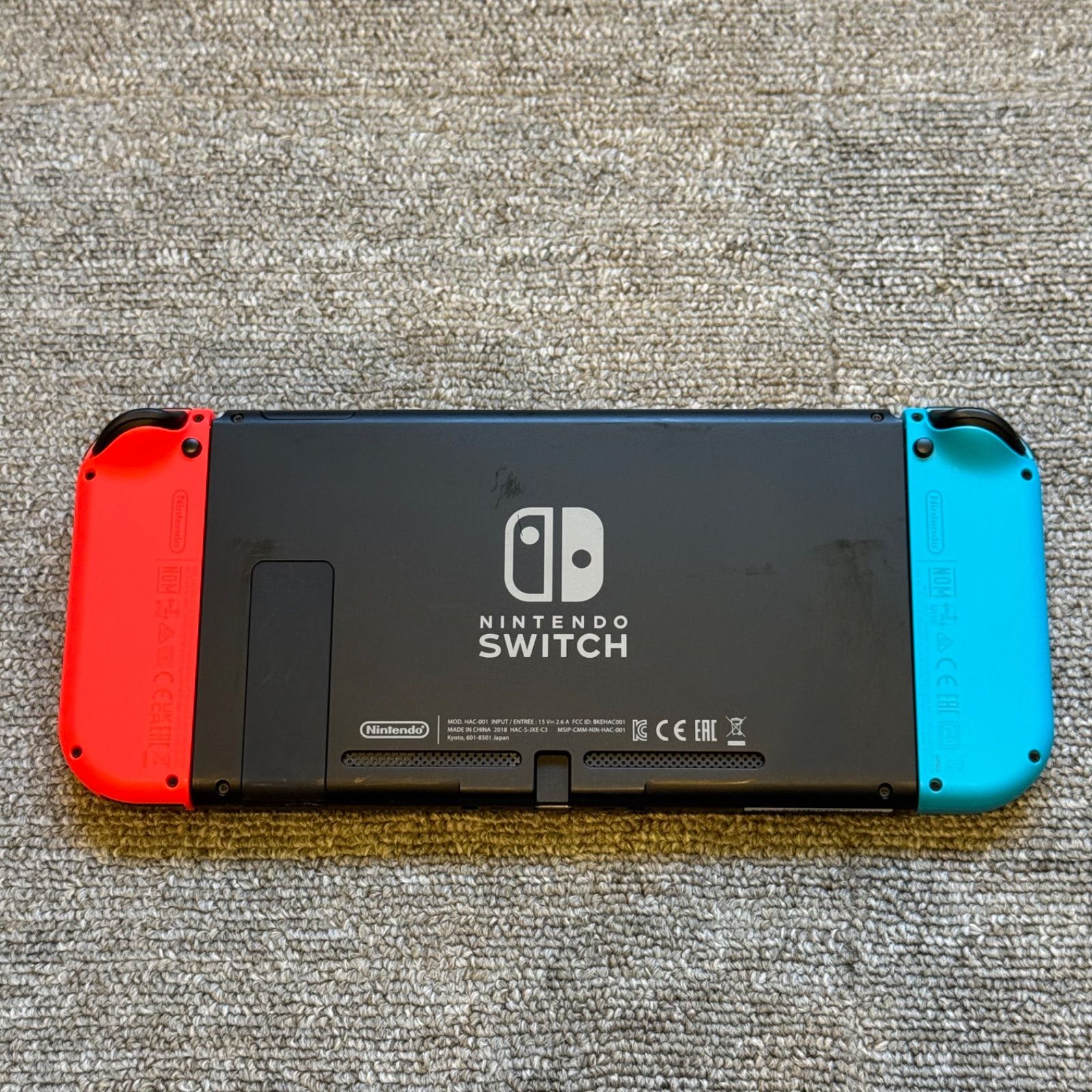 10-064【中古良品】Switch 本体 旧型 ネオン 箱付き - メルカリ
