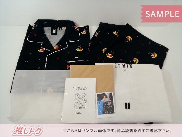 BTS JIN ARTIST MADE COLLECTION BAD DAY PAJAMA SET Lサイズ BLACK