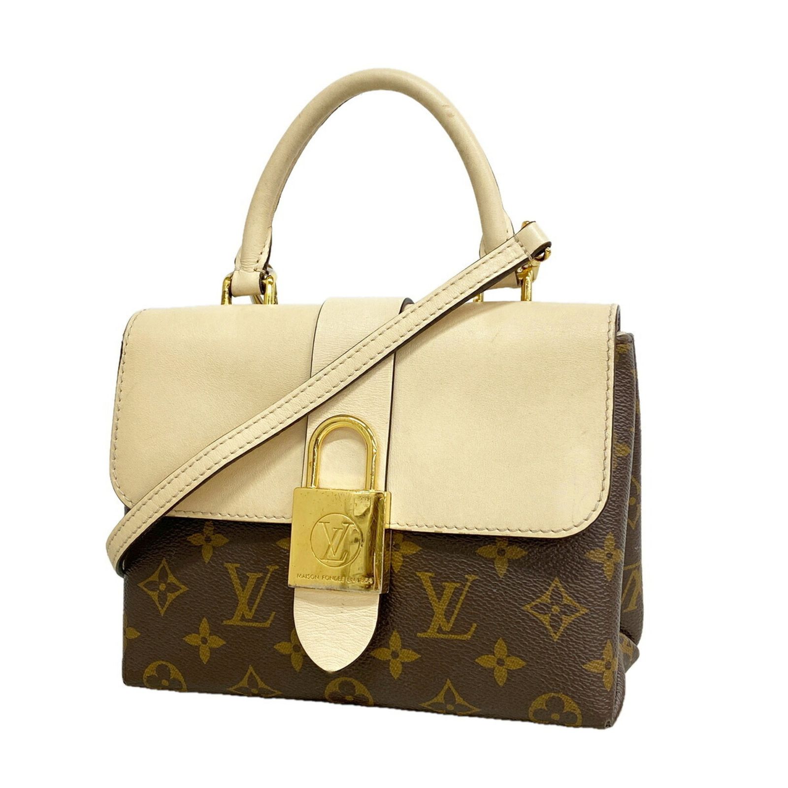 ルイ・ヴィトン(Louis Vuitton) ルイ・ヴィトン ハンドバッグ モノグラム ロッキーBB M44653 クレーム 2wayバッグレディース P3679627