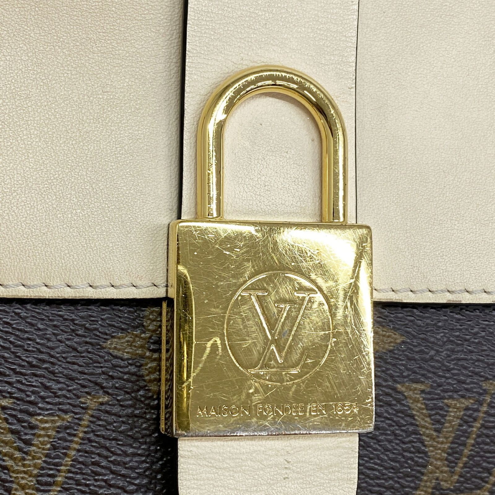 ルイ・ヴィトン(Louis Vuitton) ルイ・ヴィトン ハンドバッグ モノグラム ロッキーBB M44653 クレーム 2wayバッグレディース P3679627